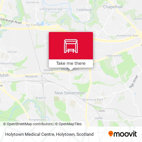 Holytown Medical Centre, Holytown map