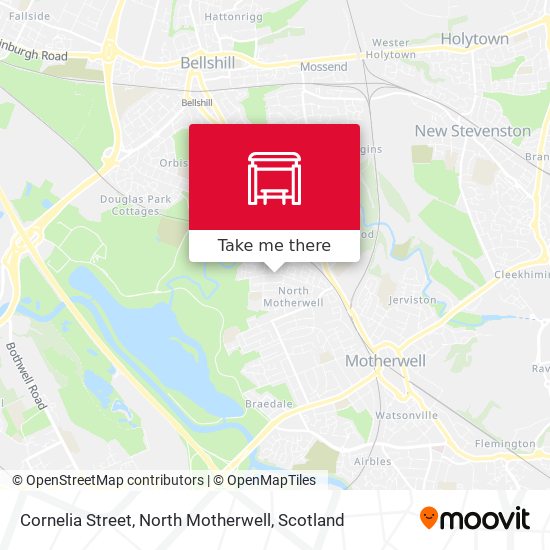 Cornelia Street, North Motherwell map