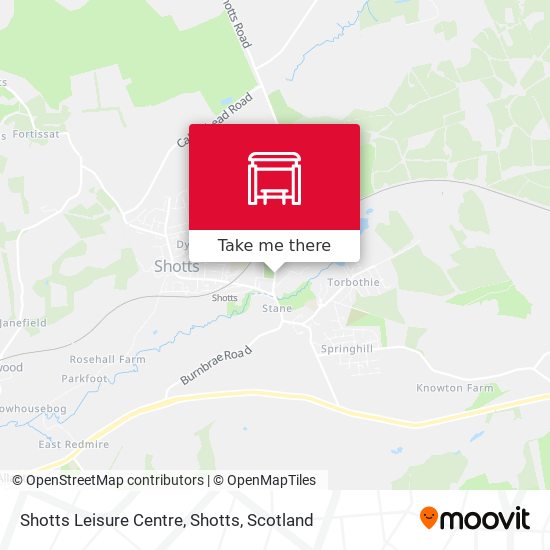 Shotts Leisure Centre, Shotts map