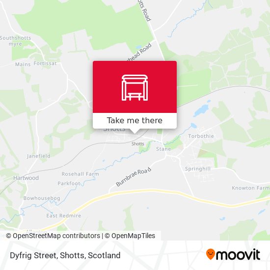 Dyfrig Street, Shotts map
