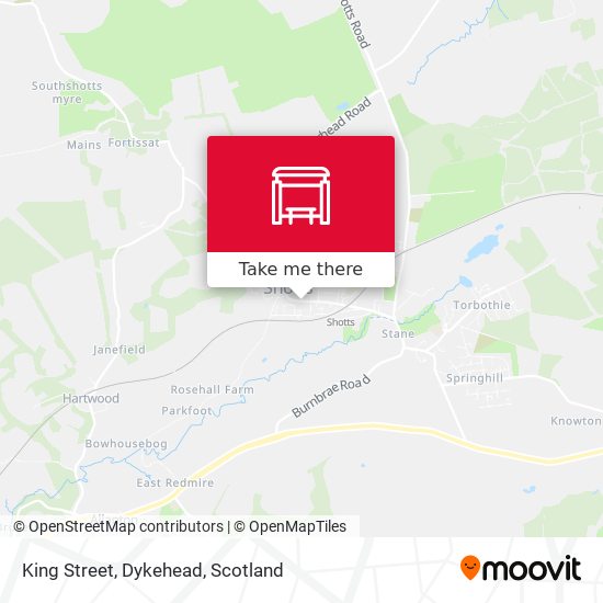 King Street, Dykehead map