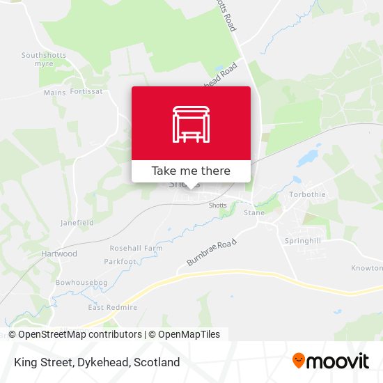 King Street, Dykehead map