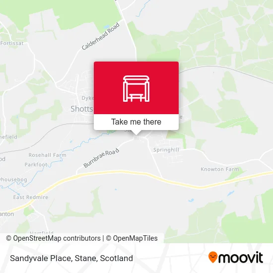 Sandyvale Place, Stane map