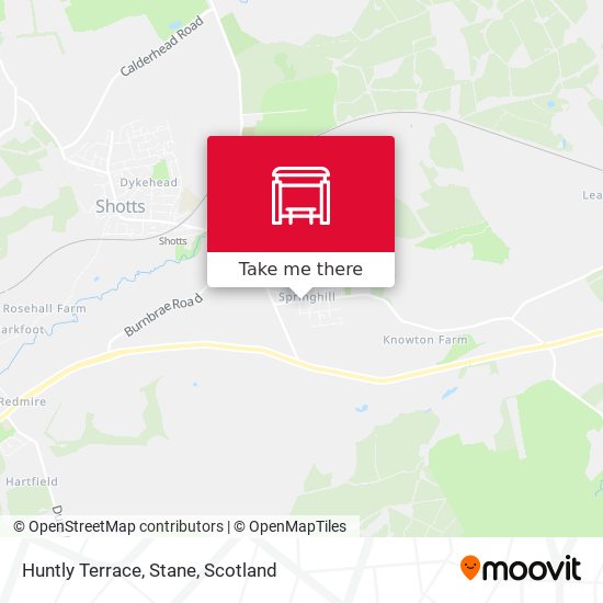Huntly Terrace, Stane map