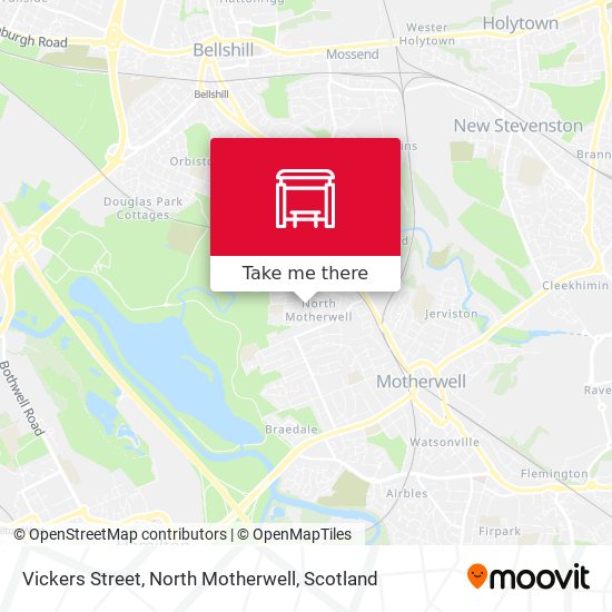 Vickers Street, North Motherwell map