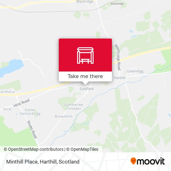 Minthill Place, Harthill map