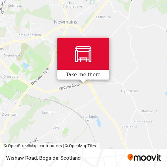 Wishaw Road, Bogside map