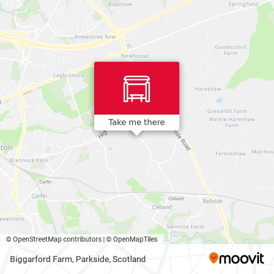 Biggarford Farm, Parkside map