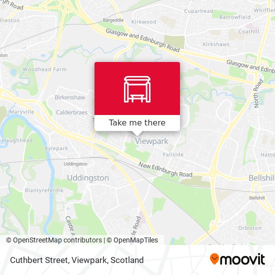 Cuthbert Street, Viewpark map