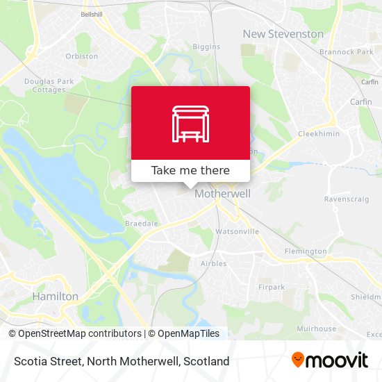 Scotia Street, North Motherwell map