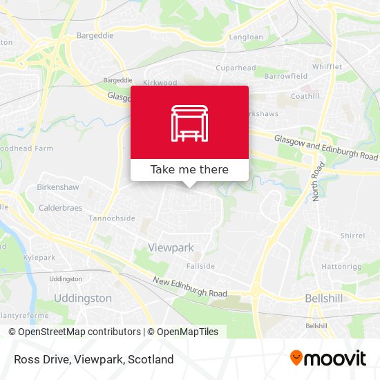 Ross Drive, Viewpark map
