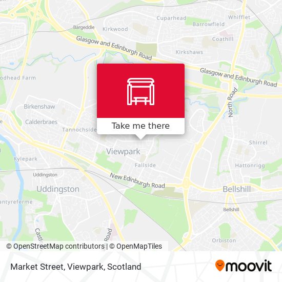 Market Street, Viewpark map