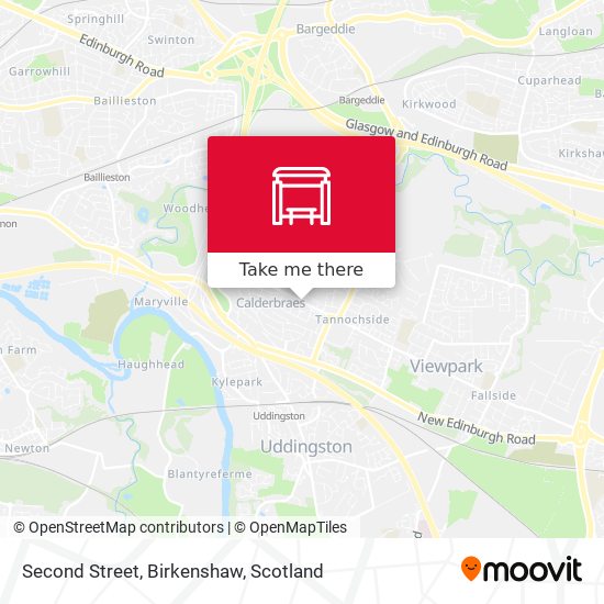 Second Street, Birkenshaw map