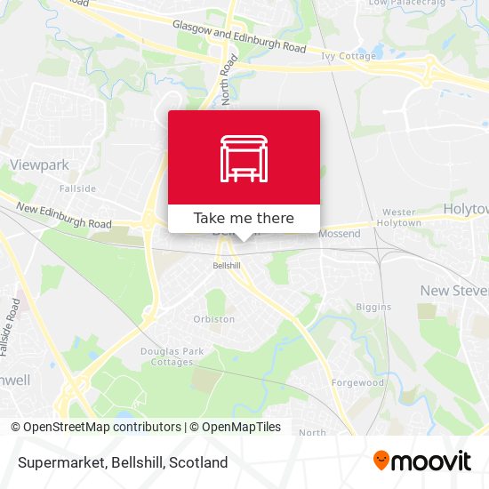 Supermarket, Bellshill map