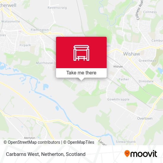 Carbarns West, Netherton map