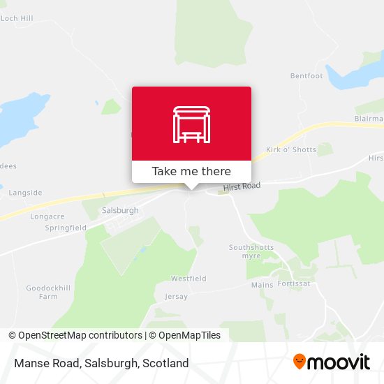 Manse Road, Salsburgh map