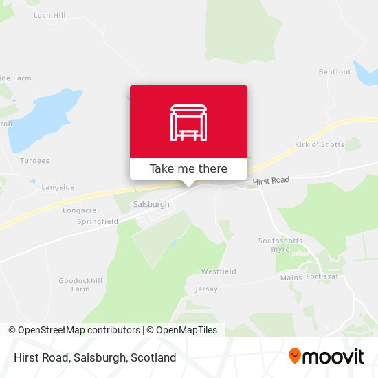 Hirst Road, Salsburgh map