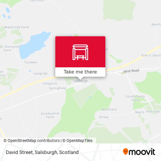 David Street, Salsburgh map