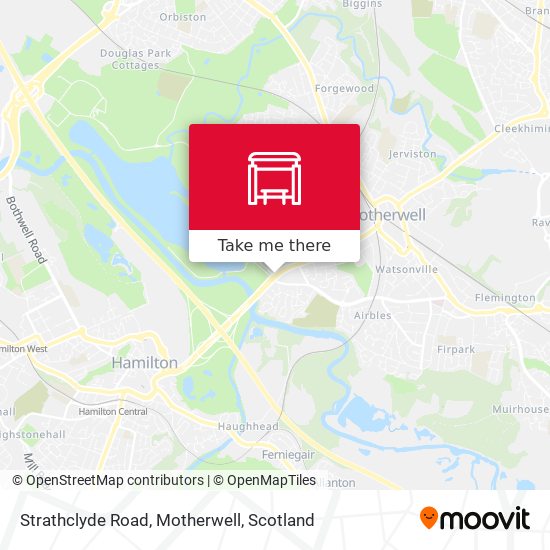 Strathclyde Road, Motherwell map