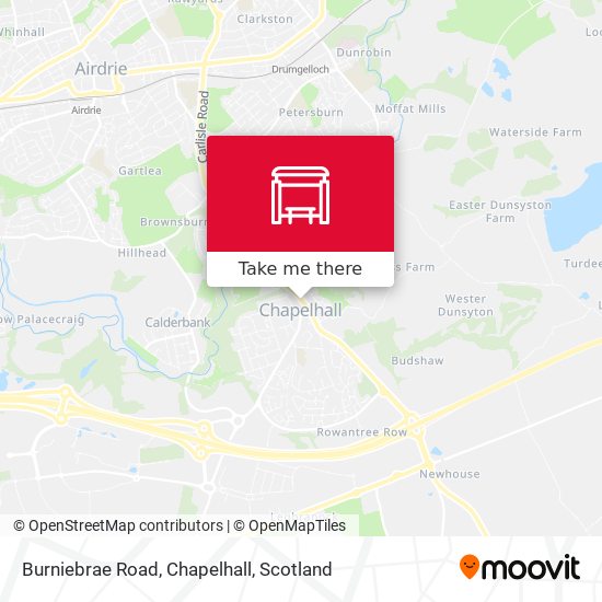Burniebrae Road, Chapelhall map