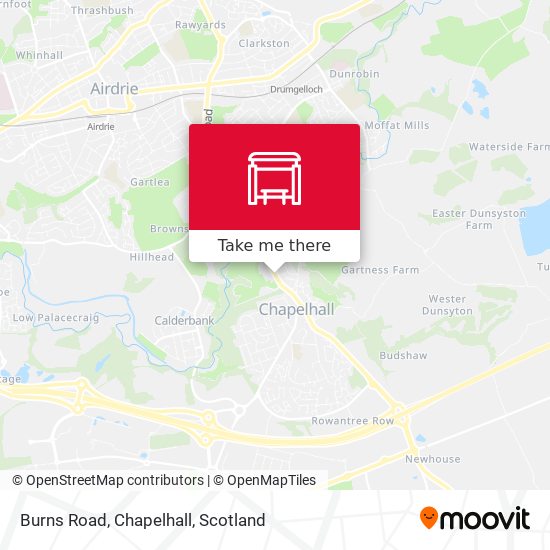 Burns Road, Chapelhall map