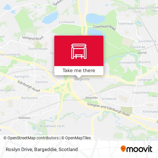 Roslyn Drive, Bargeddie map