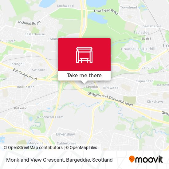Monkland View Crescent, Bargeddie map