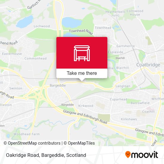 Oakridge Road, Bargeddie map