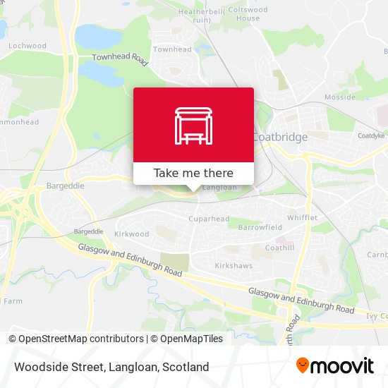 Woodside Street, Langloan map