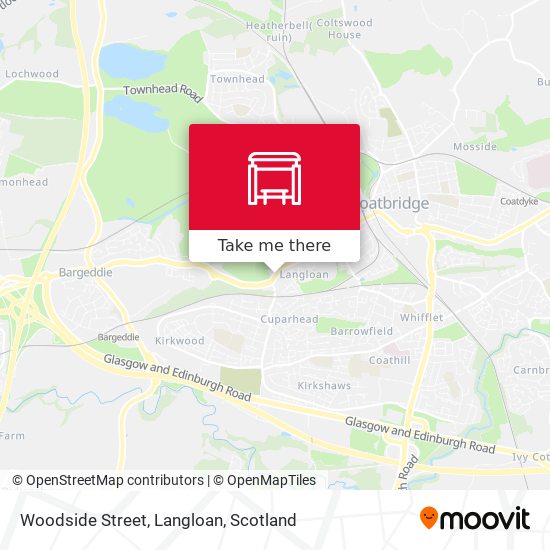 Woodside Street, Langloan map