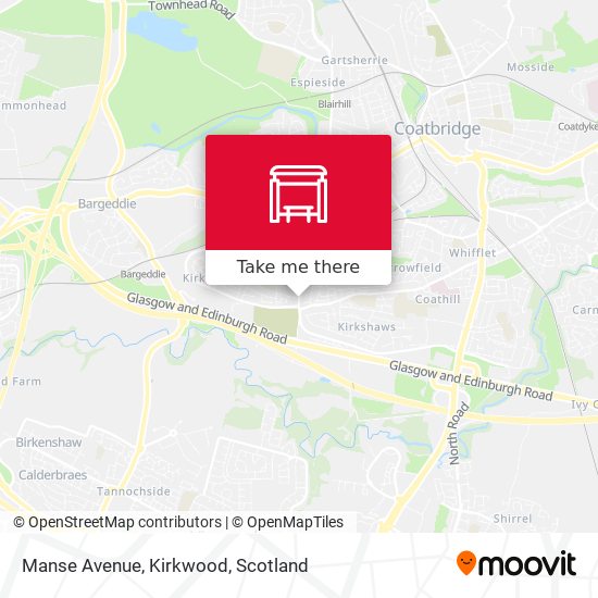 Manse Avenue, Kirkwood map