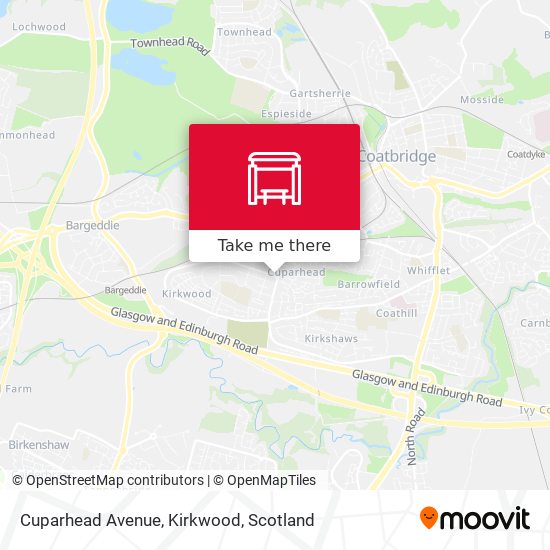 Cuparhead Avenue, Kirkwood map