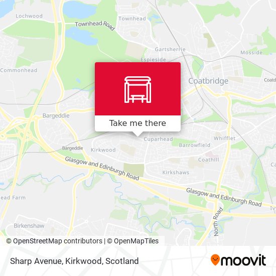 Sharp Avenue, Kirkwood map