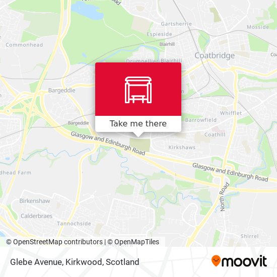 Glebe Avenue, Kirkwood map