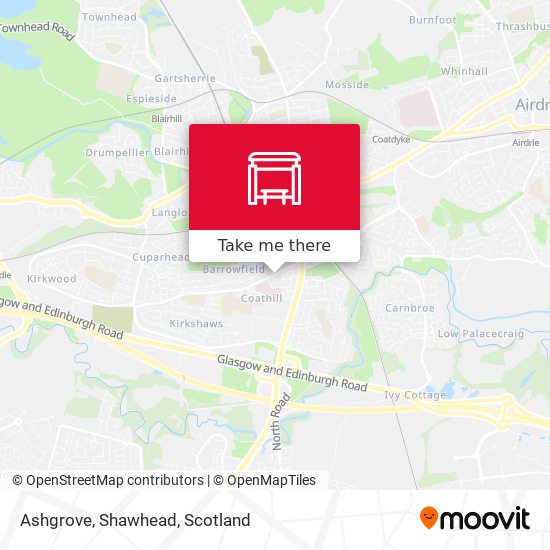 Ashgrove, Shawhead map