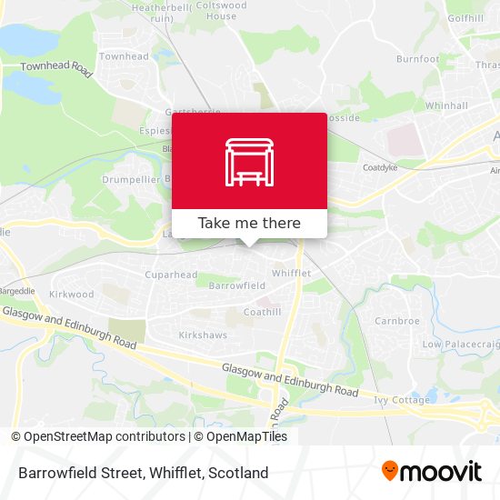 Barrowfield Street, Whifflet map