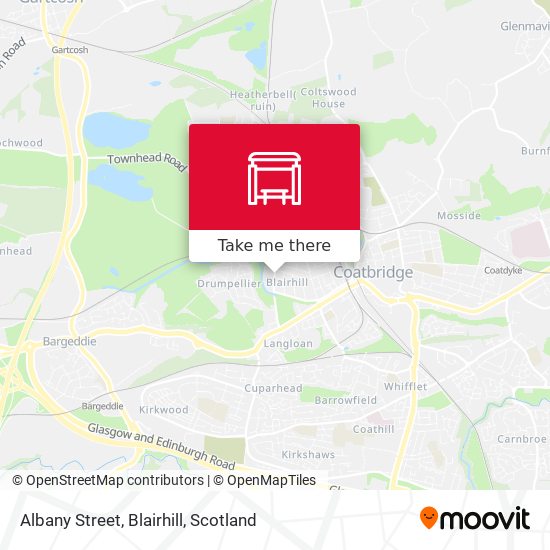 Albany Street, Blairhill map
