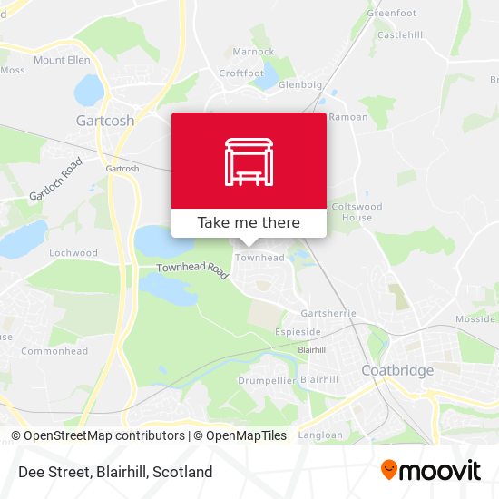 Dee Street, Blairhill map