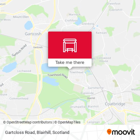 Gartcloss Road, Blairhill map