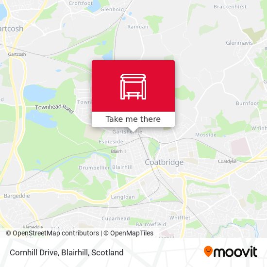 Cornhill Drive, Blairhill map