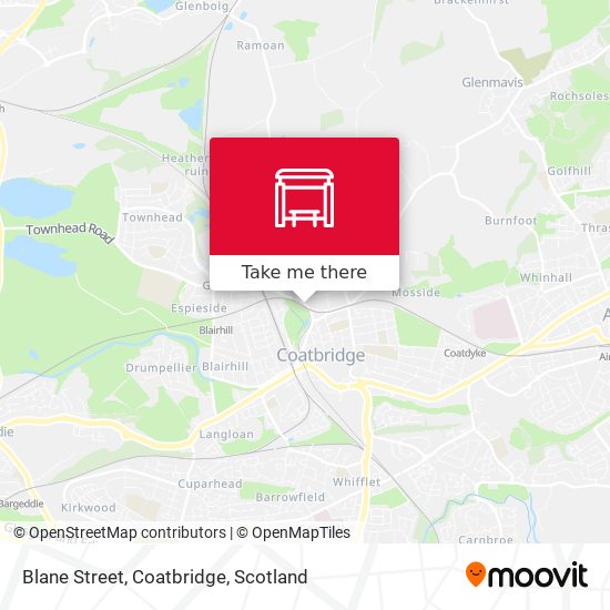 Blane Street, Coatbridge map