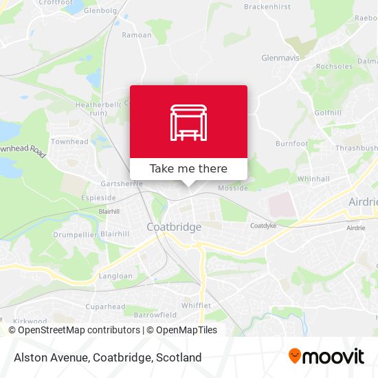 Alston Avenue, Coatbridge map