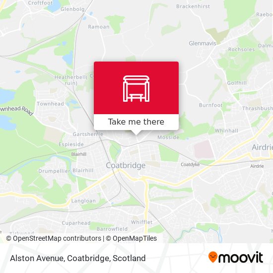 Alston Avenue, Coatbridge map