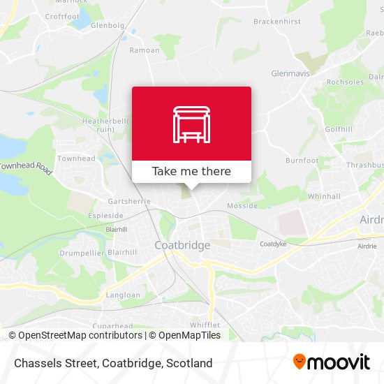 Chassels Street, Coatbridge map