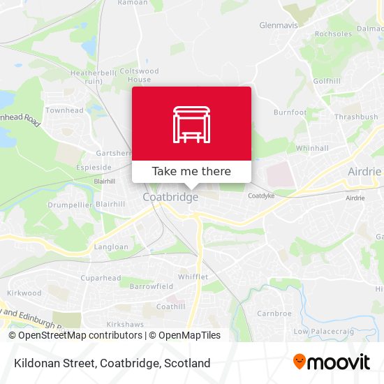 Kildonan Street, Coatbridge map