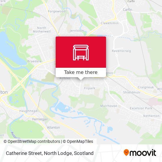 Catherine Street, North Lodge map