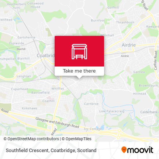 Southfield Crescent, Coatbridge map