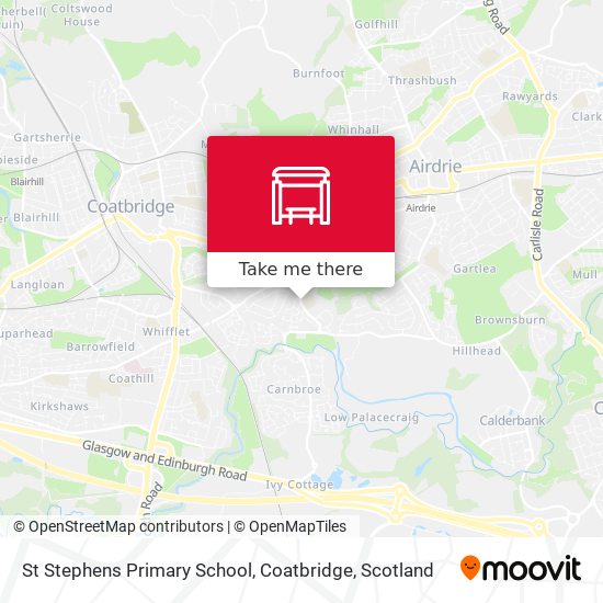 St Stephens Primary School, Coatbridge map