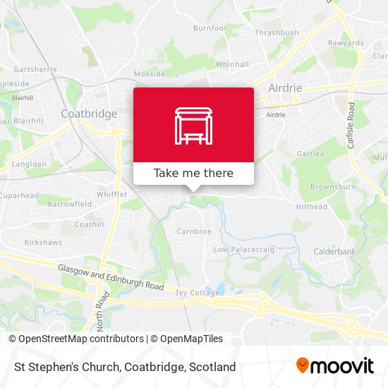 St Stephen's Church, Coatbridge map