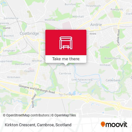 Kirkton Crescent, Carnbroe map